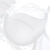 AimerAimer bulajer花の光3/4カプリ薄い不織布セクシー刺繡寄せブラ側收女史in naーAM 12 HB 1白いB 80