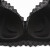 Dushilirenブラジャ軽くて薄いインナ-通気性が良いレ-スノ-ワイヤ三角カップブザー-セクシ-レンナ-女性2 B 8602 2 B 8609黒70 B