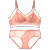 KJブラジャ調整型イナの胸に寄せられる、垂れてる、垂れてるのを防ぐためにするブラジャノワは、乳セルスを収获しています。ピンクのシングル70/32 A